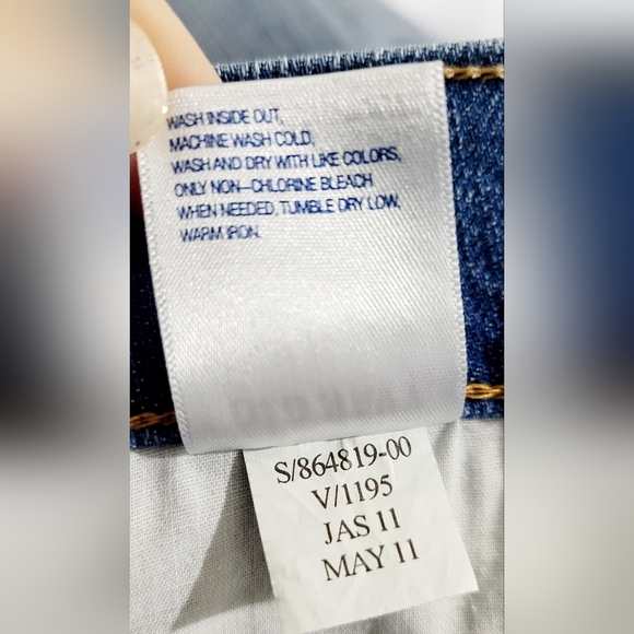 Old Navy The Diva Women's Blue Mid-Rise Straight Leg Stretch Denim Jeans Size 4 - Picture 12 of 12